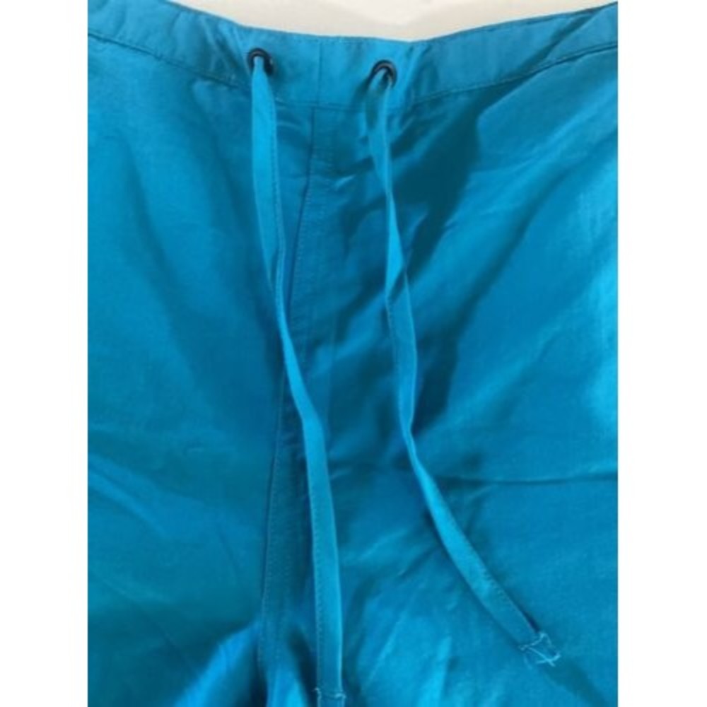 L.L. Bean Women’s Blue Supplex Nylon Drawstring Shorts with Pockets Size L - Picture 7 of 13